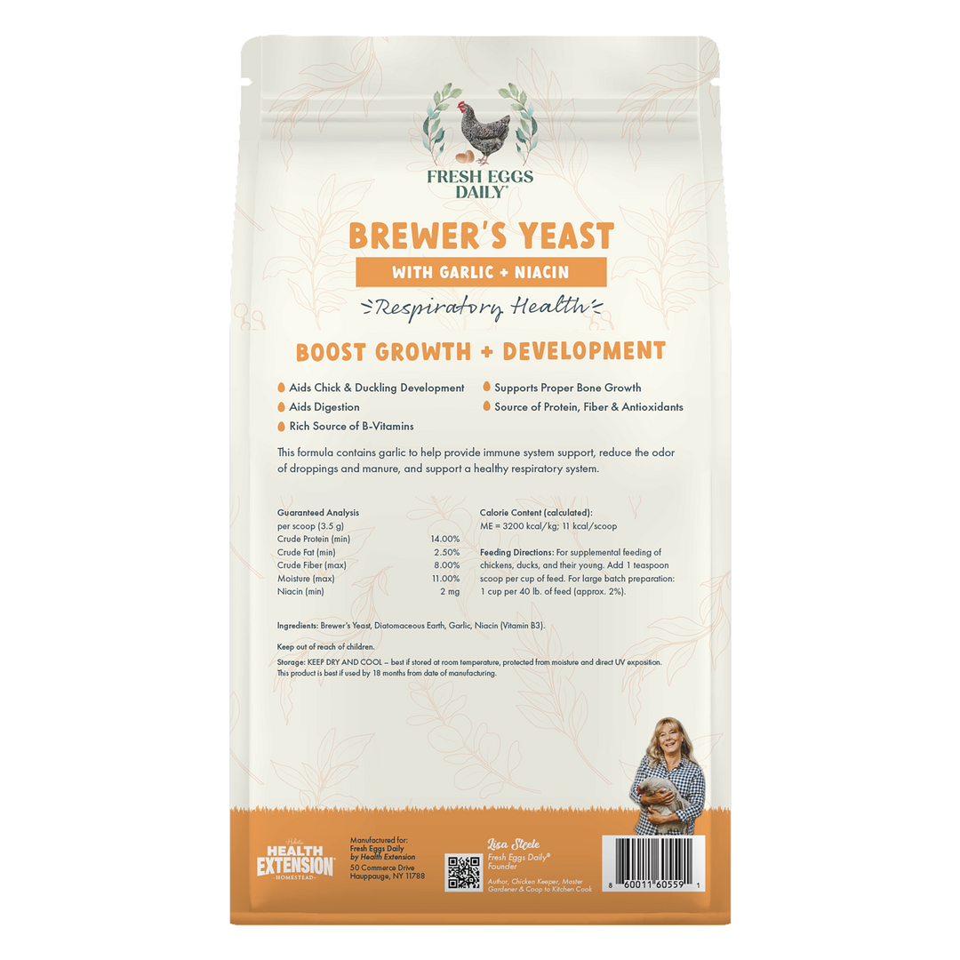 Brewers Yeast with Garlic, Chicken & Duck Supplement