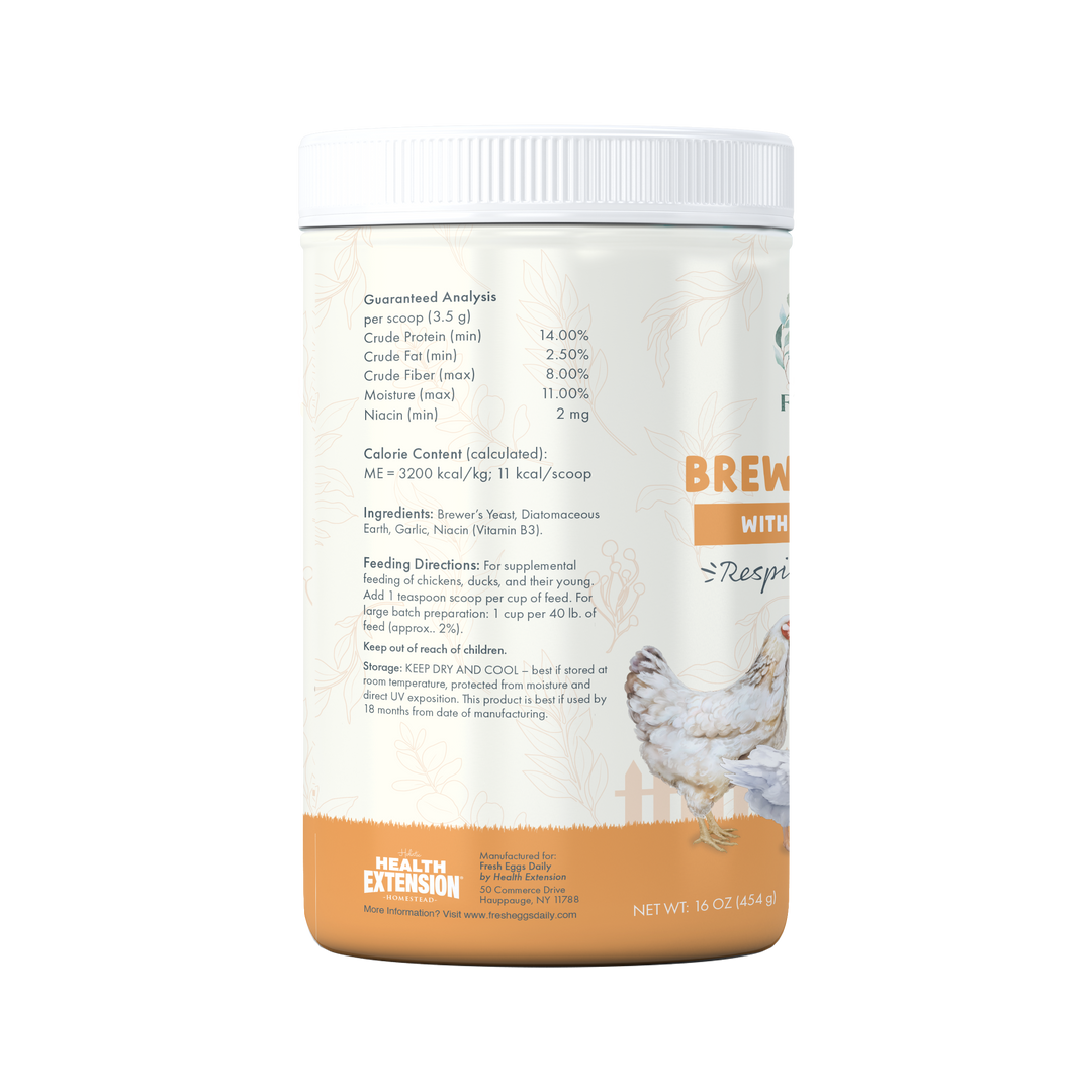 Brewers Yeast with Garlic, Chicken & Duck Supplement