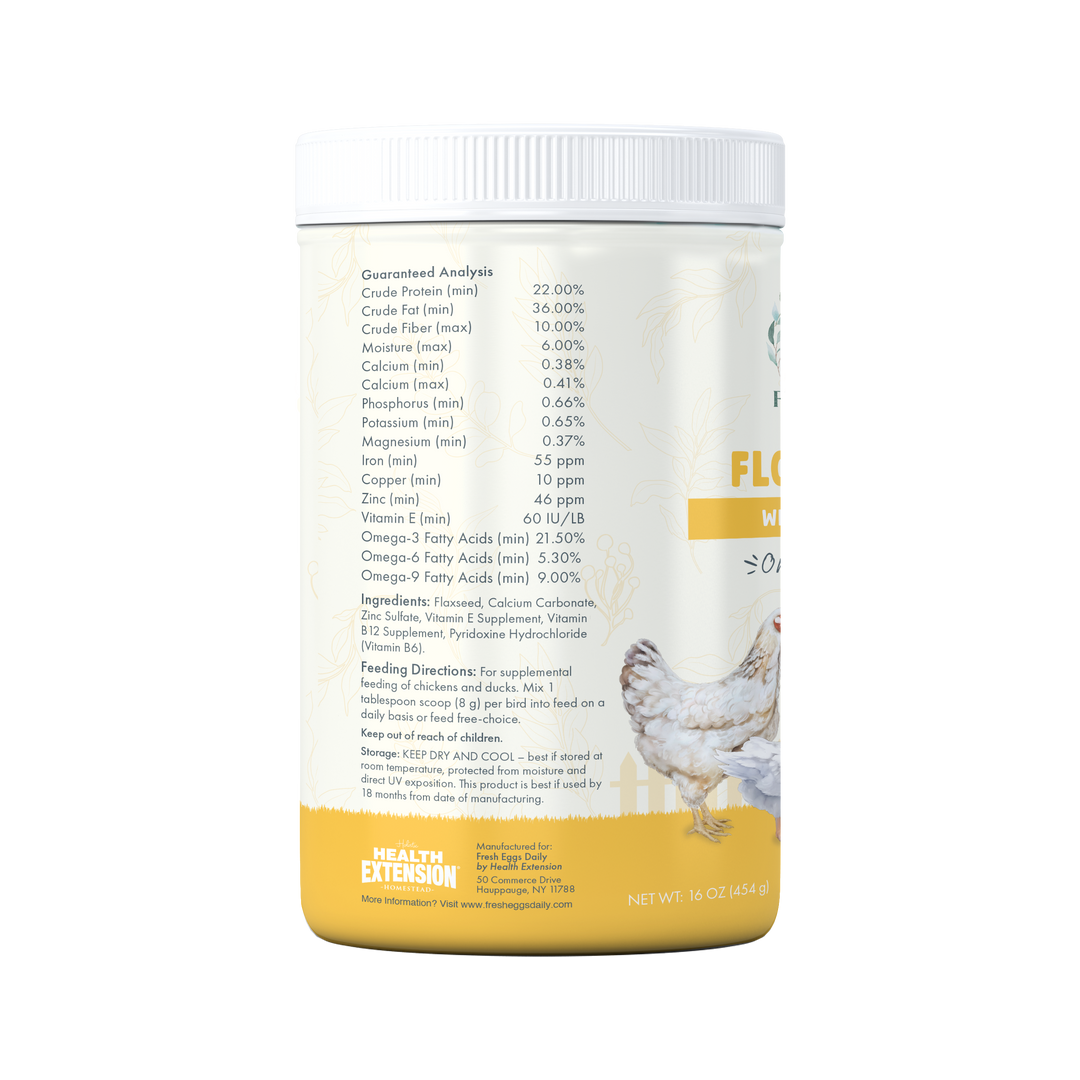 Flock Flax Chicken & Duck Feed Supplement